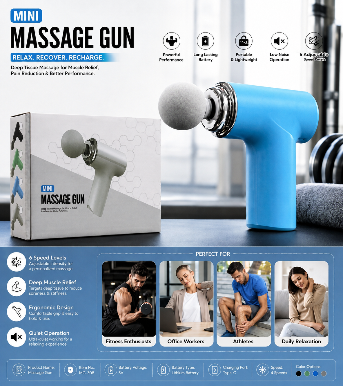 PREMIUM MINI MASSAGE GUN