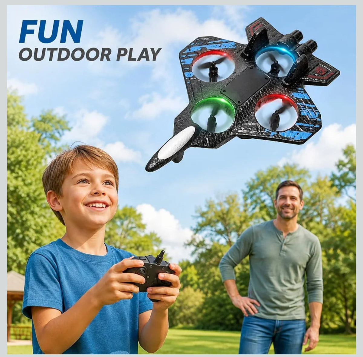 X33 Fighter Aircraft Drone - Remote Control Quadcopter