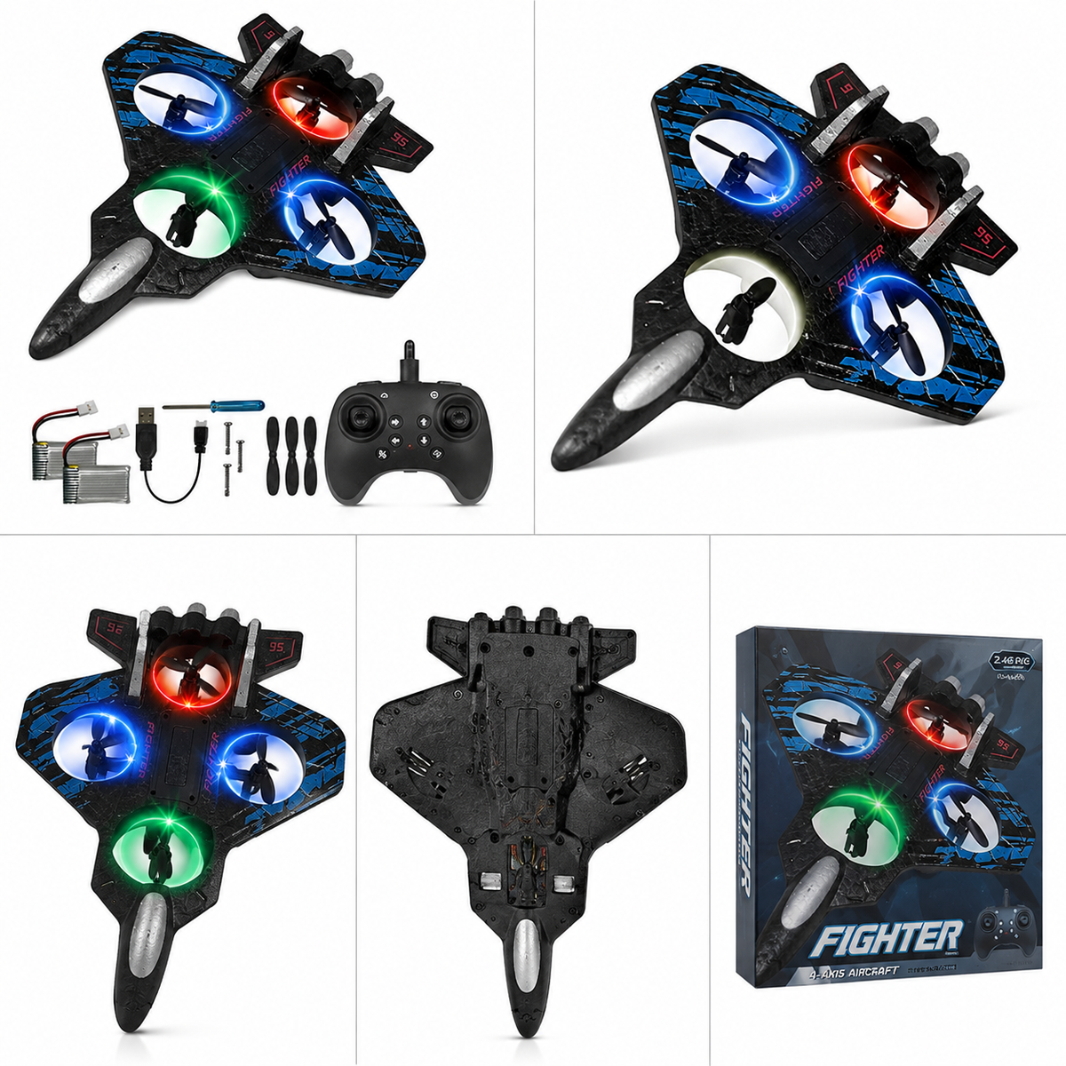 X33 Fighter Aircraft Drone - Remote Control Quadcopter
