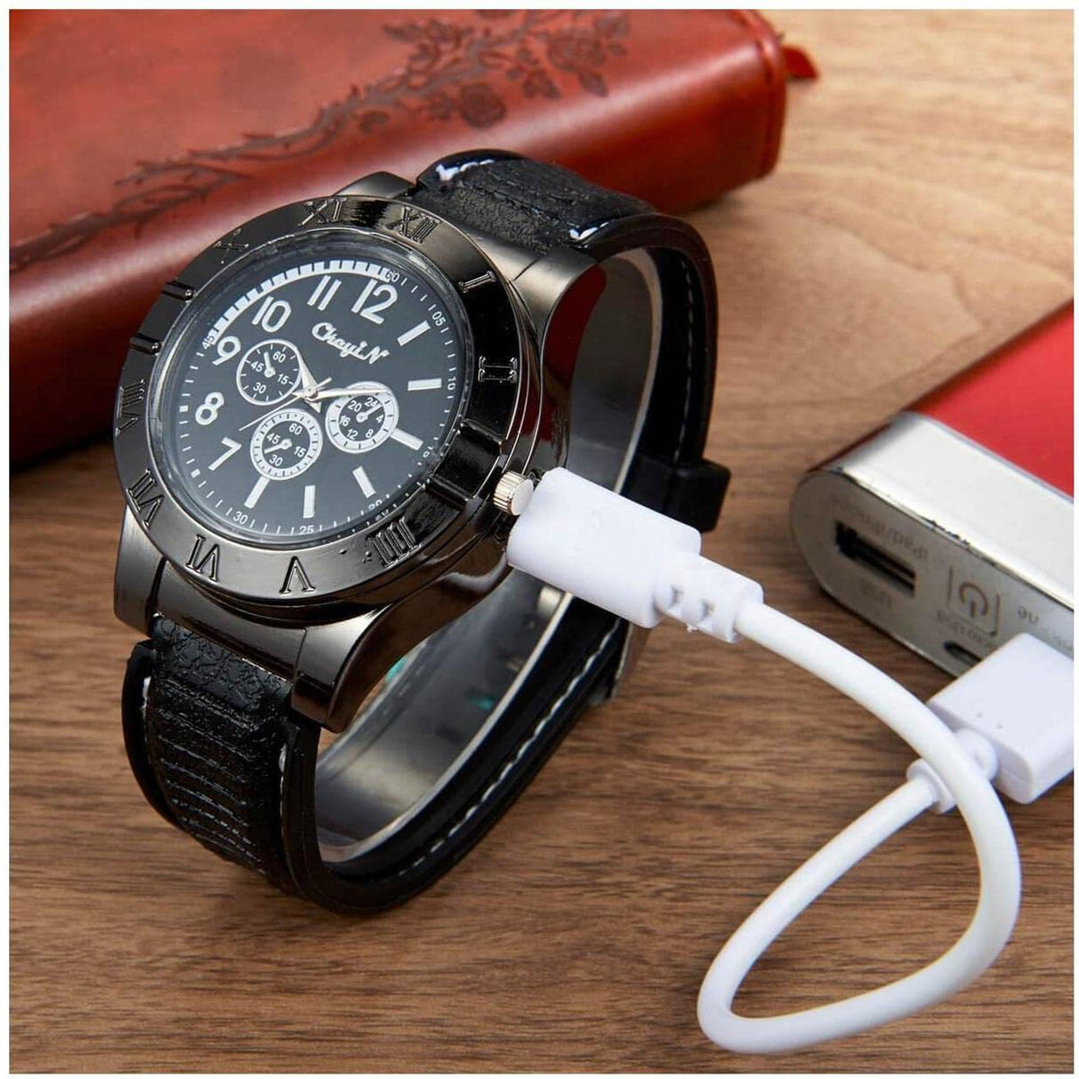 LIGHTER WATCH- USB RECHARGEABLE